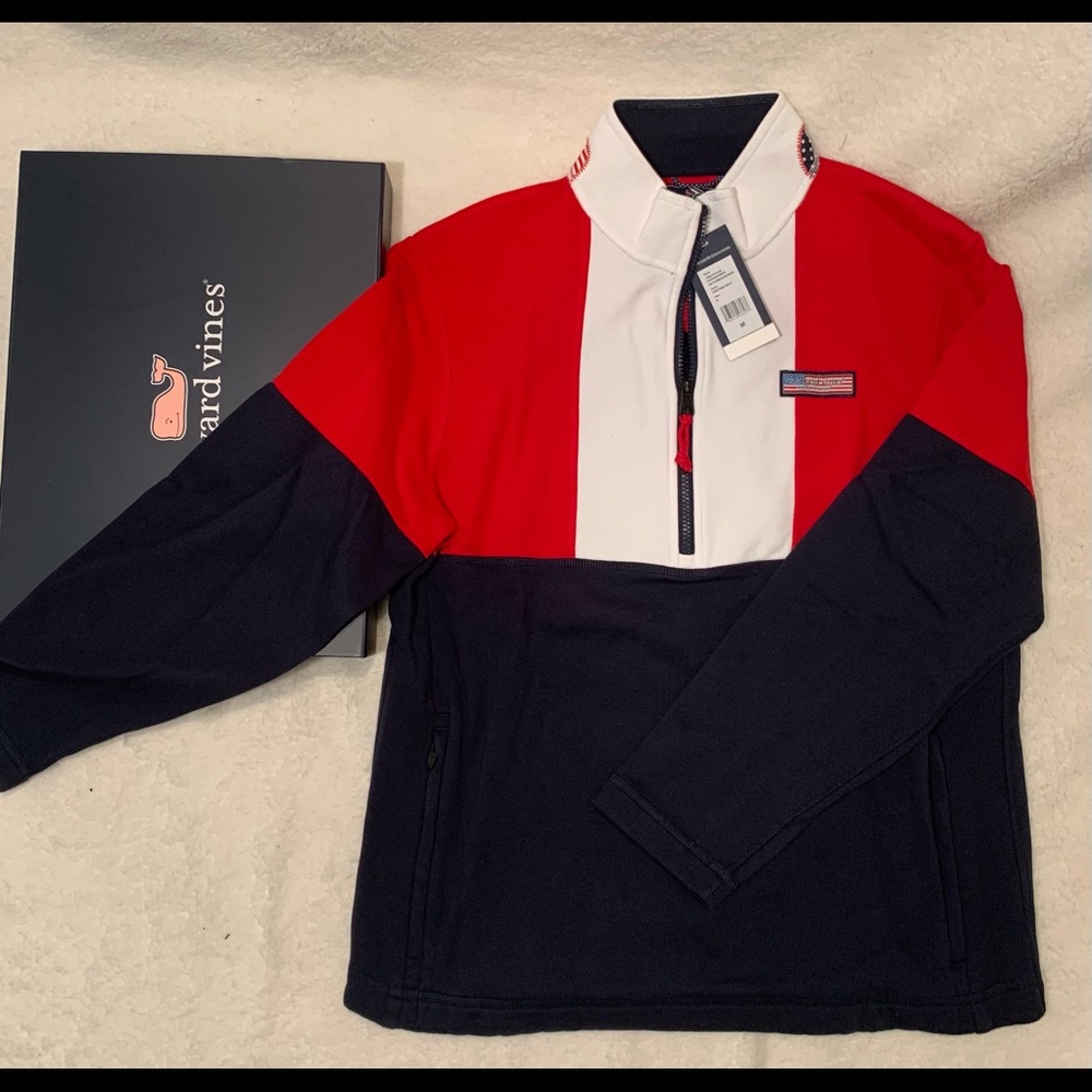 NEW Vineyard Vine USA Pullover Sz Medium